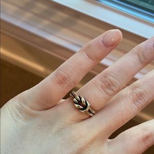 James Avery Silver Knot Ring SIZE 8